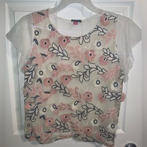 Mesh Vince Camuto shirt